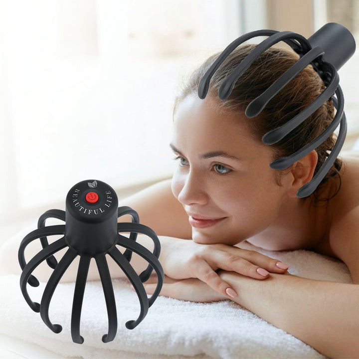 Electric Scalp Massager — 8-Claw Kneading Relief