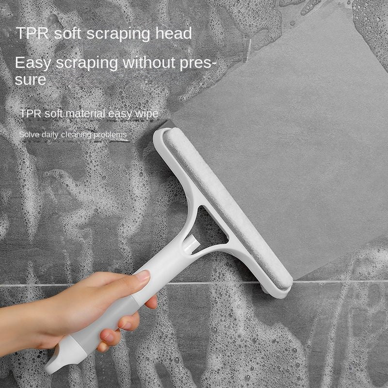 3-in-1 Window Cleaning Tool — Spray, Scrape & Wipe