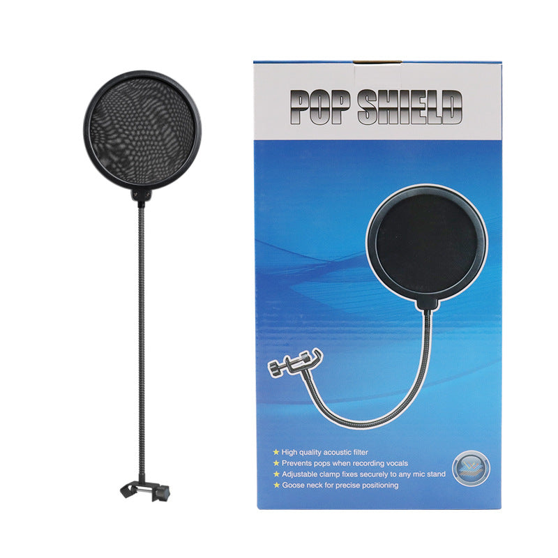 Double-Layer Mic Windscreen for Streaming & Podcasts