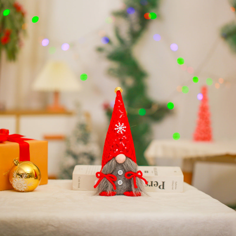 Christmas Gnome Figurine for Festive Mantel Decor