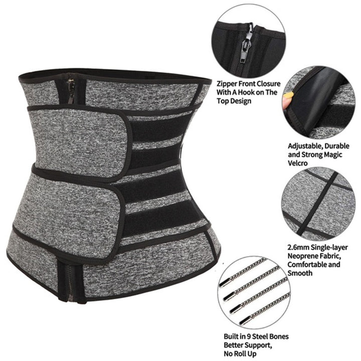 Sauna Waist Trainer — Sweat More, Sculpt Faster with 9