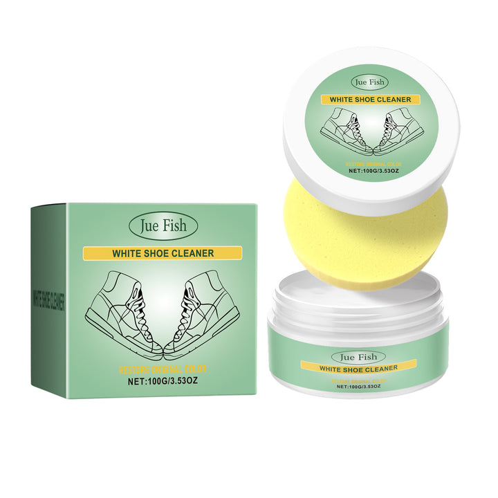White Shoe Cleaner Cream for Fast Stain Removal Care