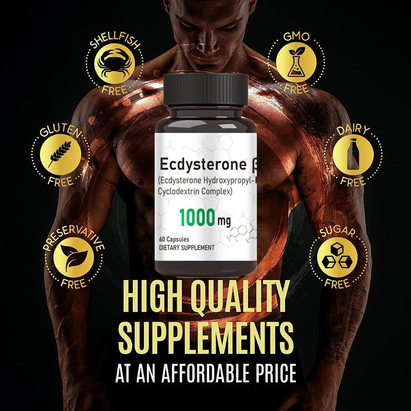 Ecdysterone Capsules — 1000mg Lean Muscle Growth & Strength