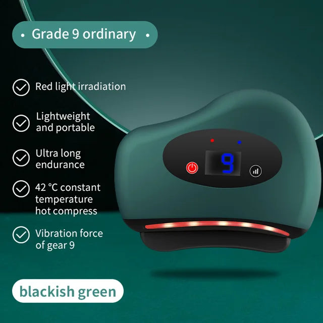 Guasha Heated Stone Face Massager — Lift & Firm Skin