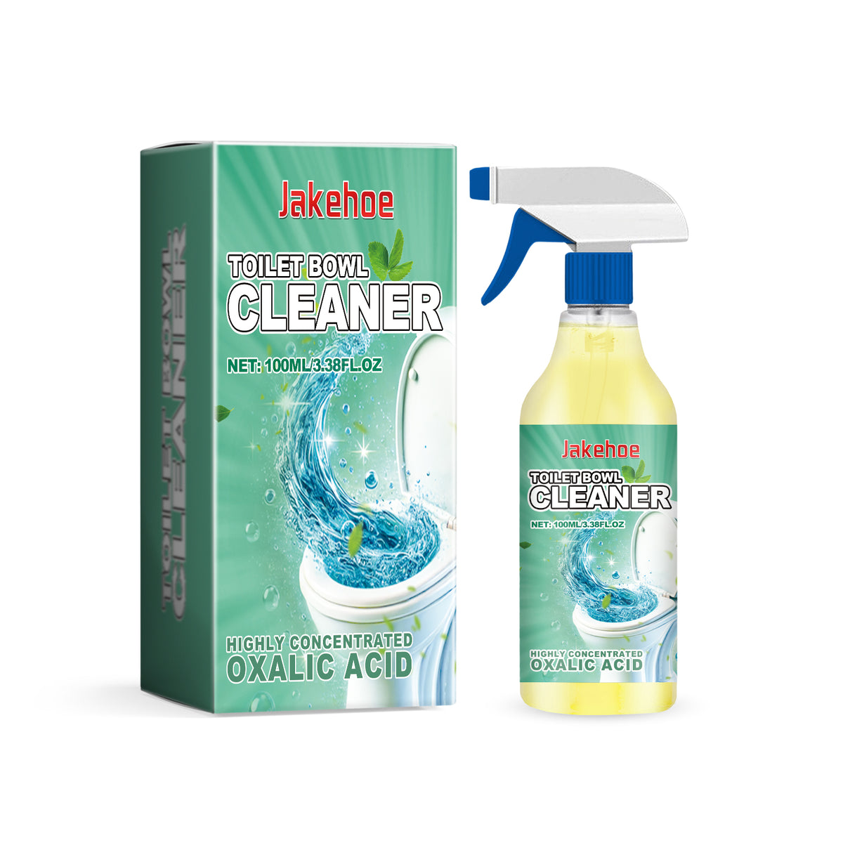 Toilet Bowl Cleaner Spray for Odor & Bathroom Grime