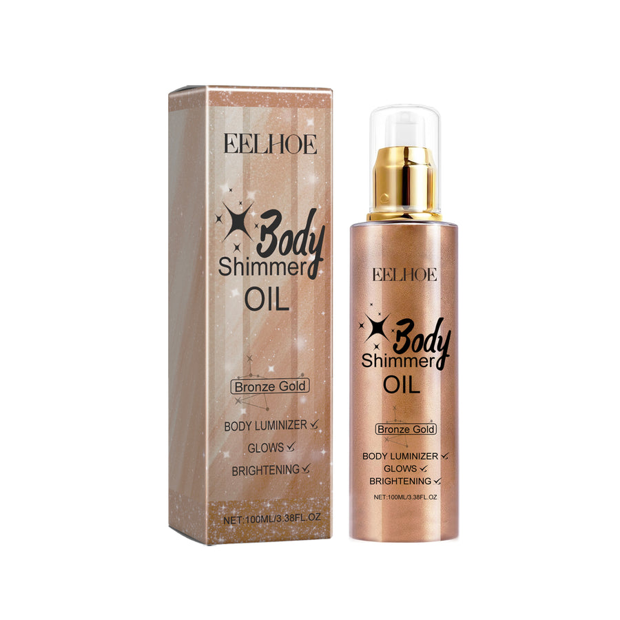 Body Glitter Oil for Instant Radiant Glamour Glow