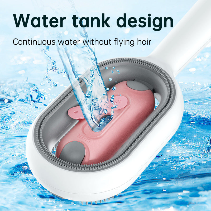 Pet Deshedding Comb With Water Tank For Less Fur