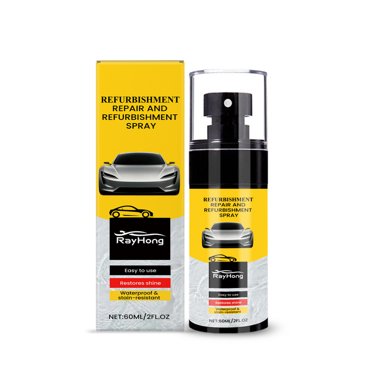 Automotive Plastic Restorer Spray for Faded Interior Trim