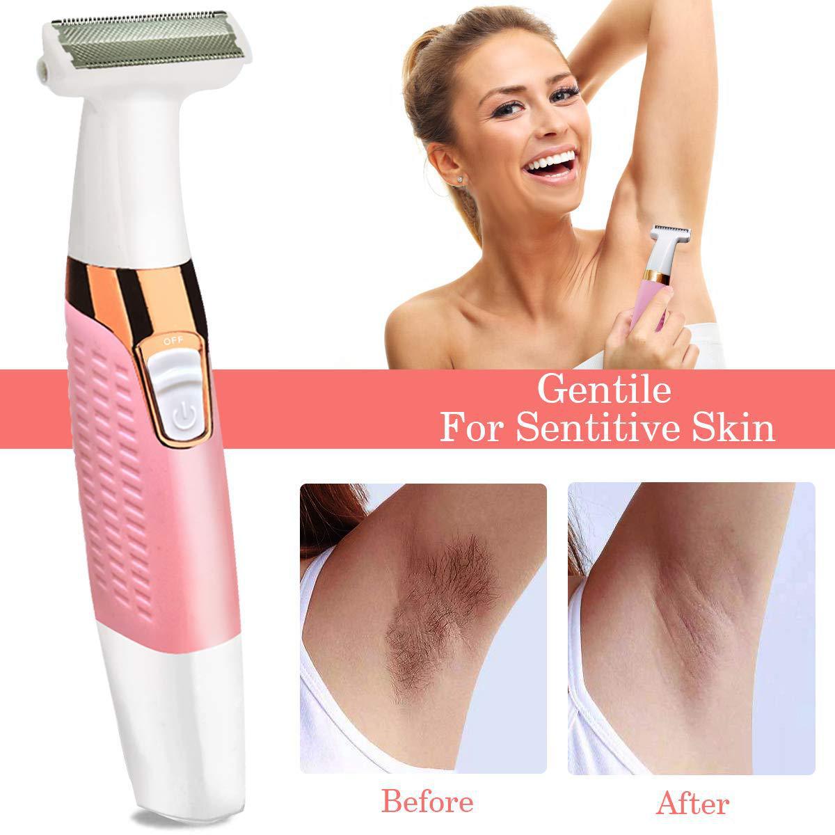 Electric Lady Shaver for Whole-Body Hair Removal and Trim