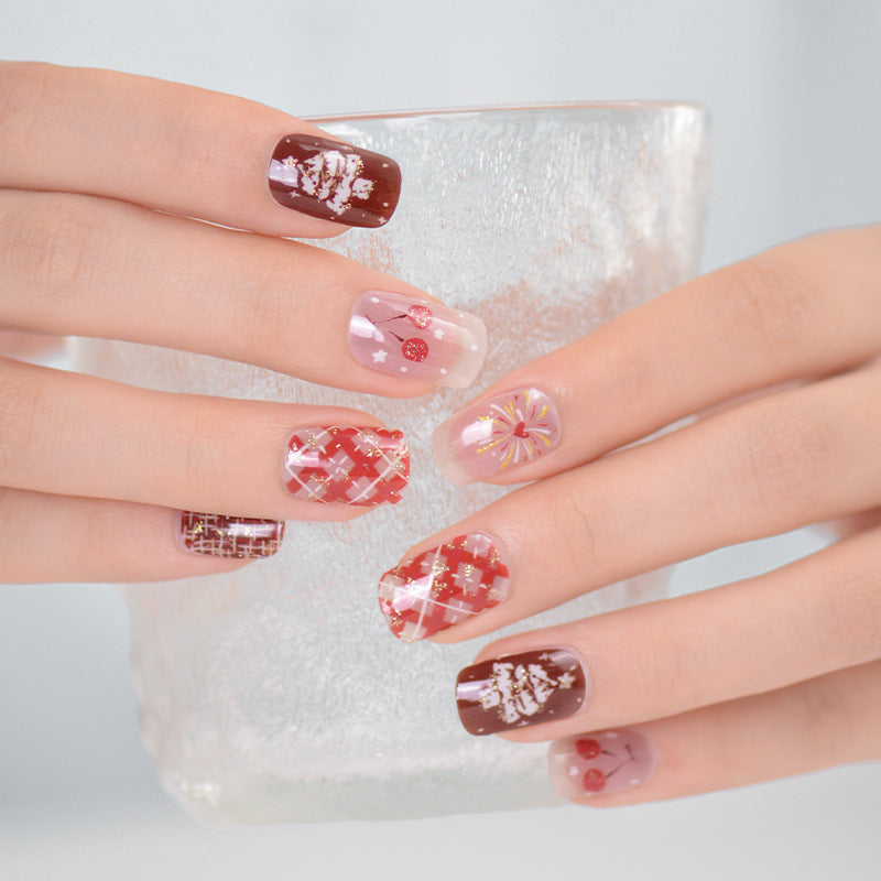 Semi-Cured UV Gel Nail Stickers — Salon Art in Seconds