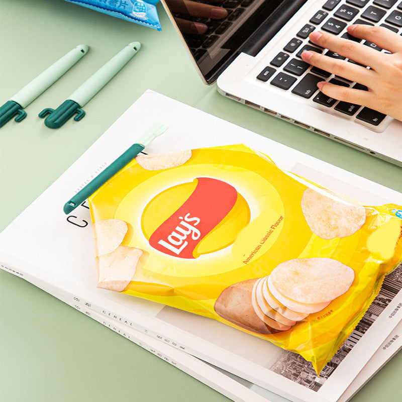 Cactus Bag Clips for Keeping Snacks Crisp and Fresh
