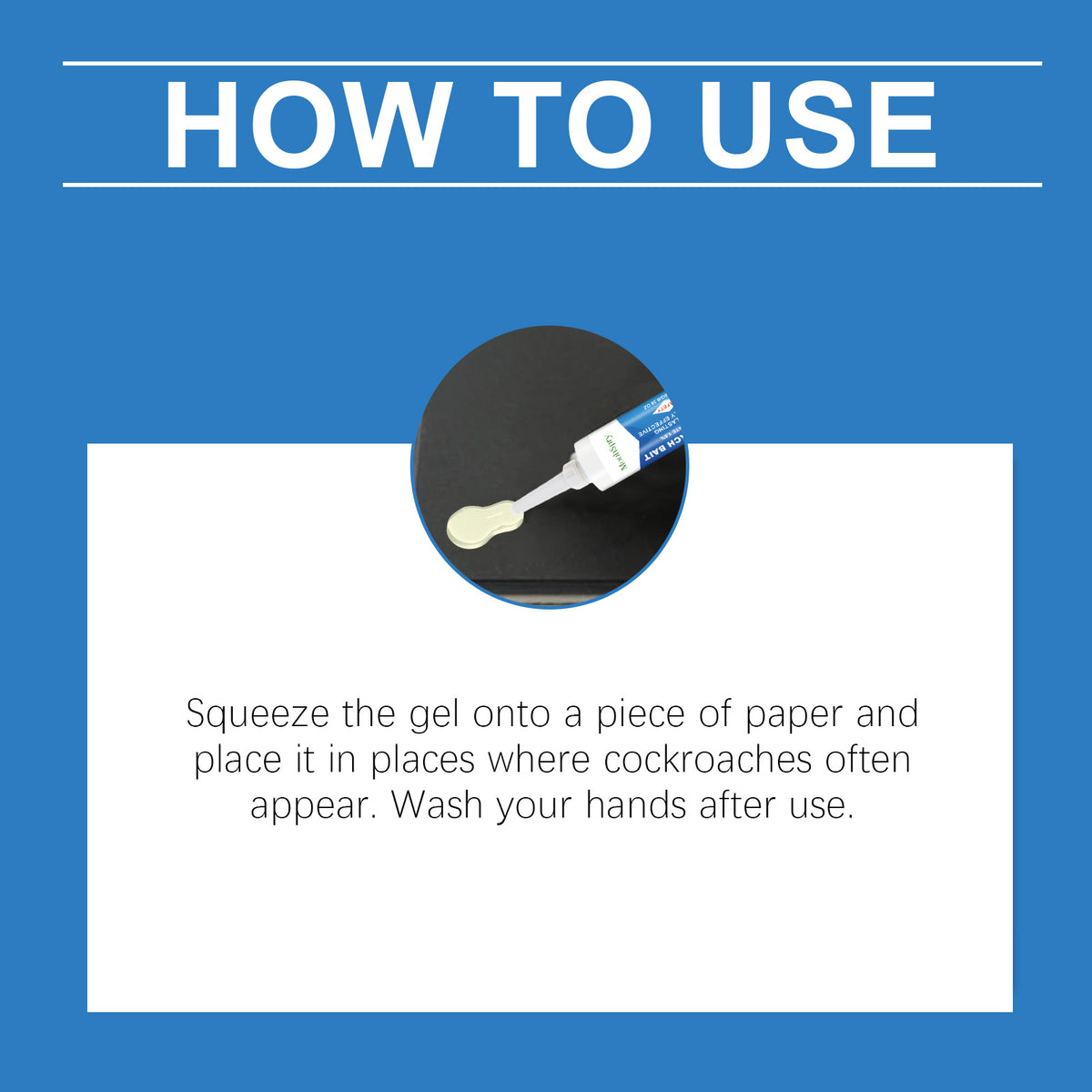 Cockroach Bait Gel for Fast, Long-Lasting Home Control