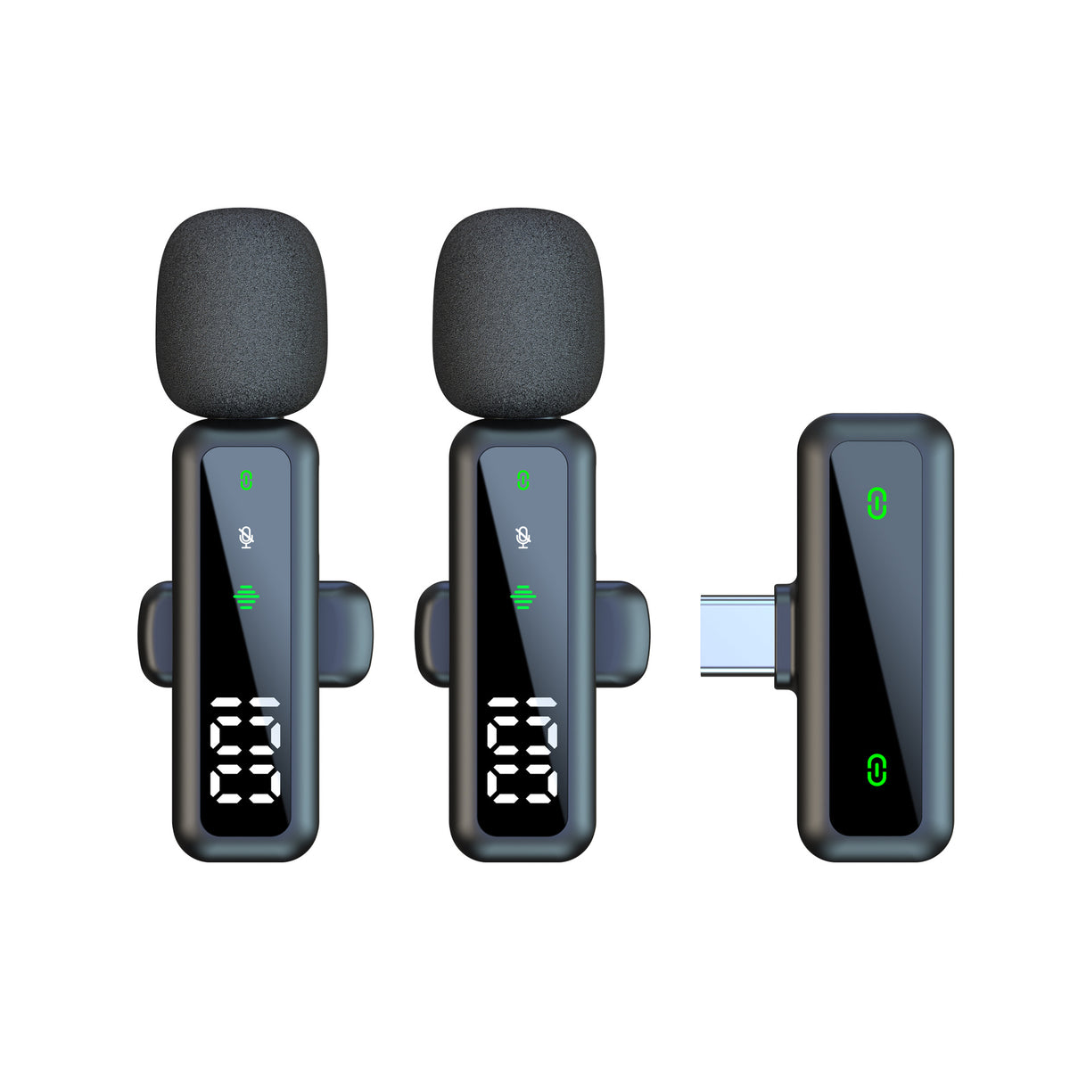 Wireless Lapel Microphone for Streaming and Vlogging