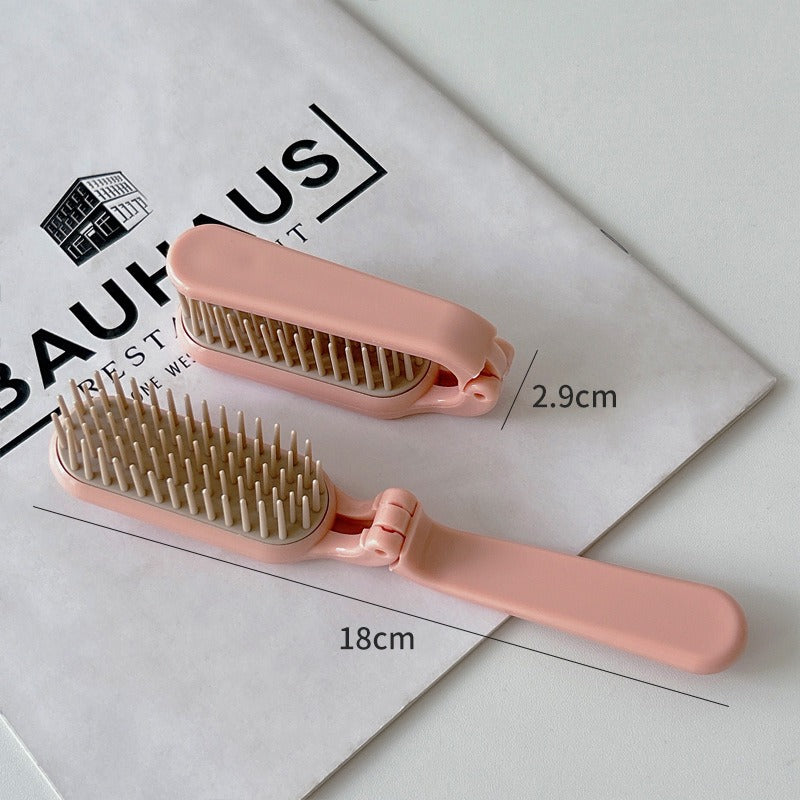 Foldable Travel Comb for Tangle-Free Hair Touch-Ups