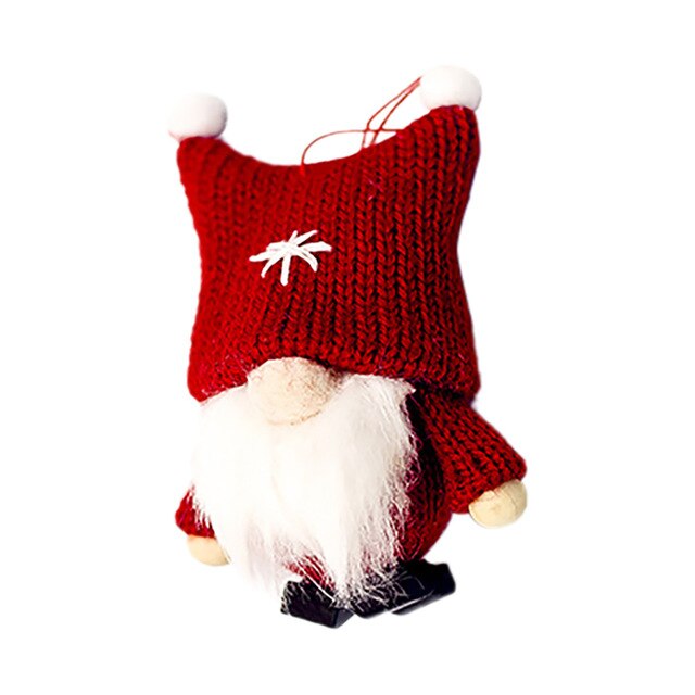 Christmas Gnome Plush Doll Ornament for Cozy Decor