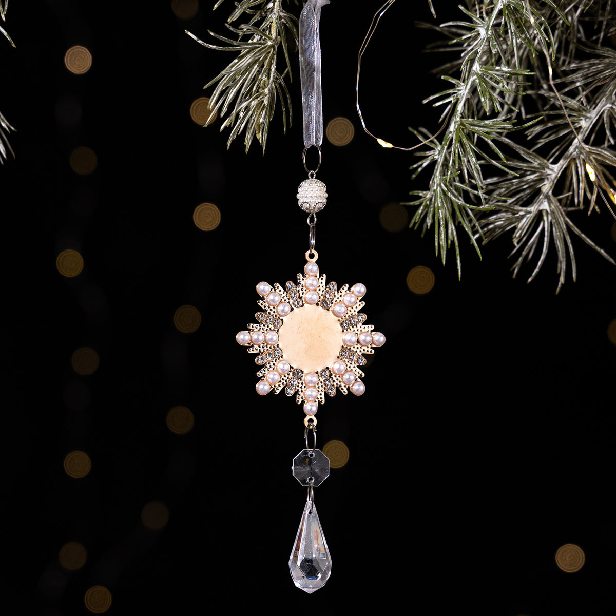 Crystal Christmas Ornaments for Elegant Sparkling Trees