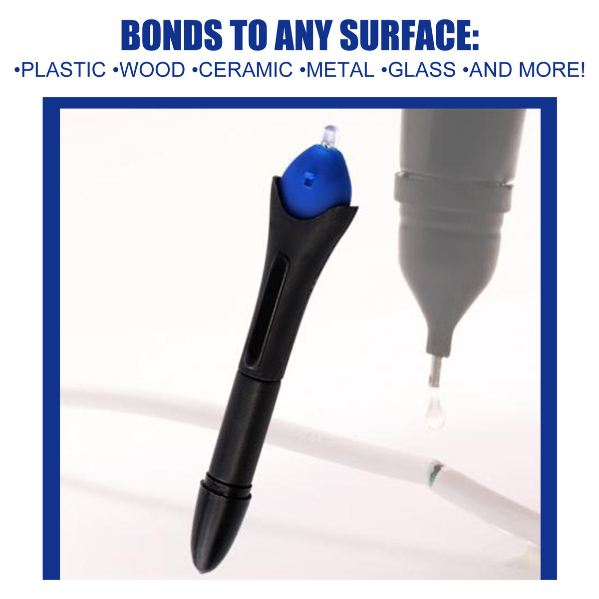 UV Glue Repair Pen with 5-Second Curing Light Tool