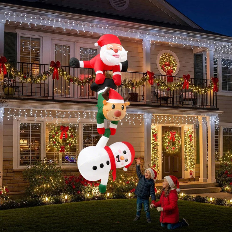 8ft Inflatable Christmas Decoration Santa Yard Display