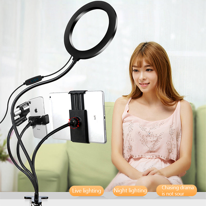 LED Ring Light Kit for Makeup Tutorials & Live Streams