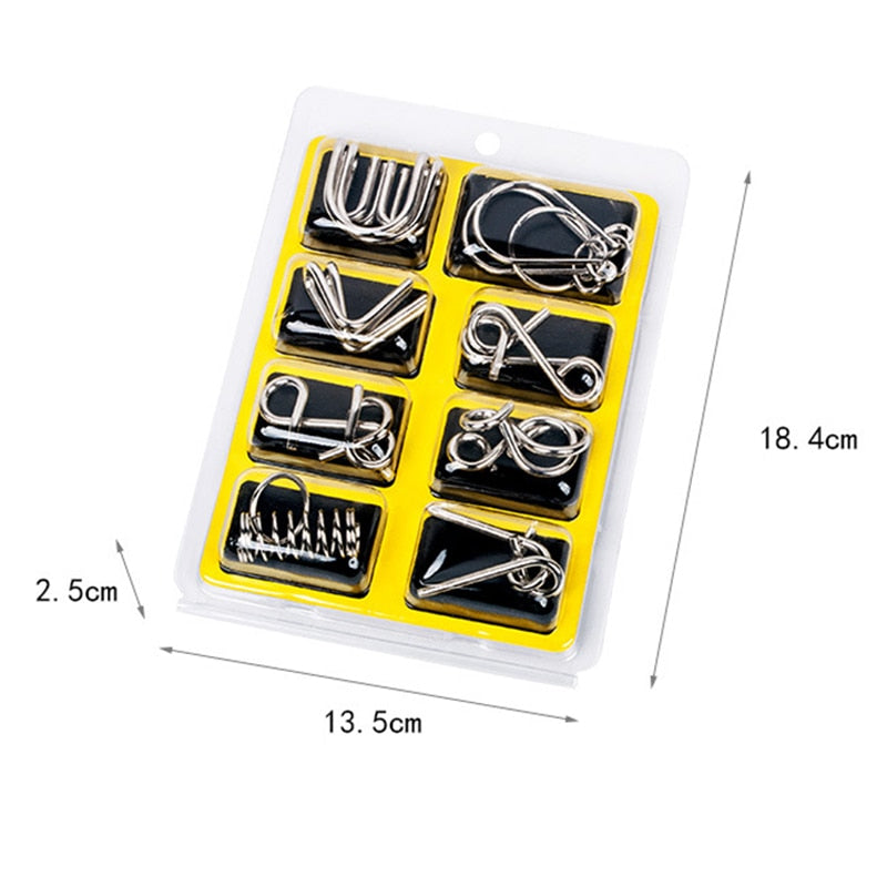 Metal Montessori Puzzle Set for Screen-Free Brain Play