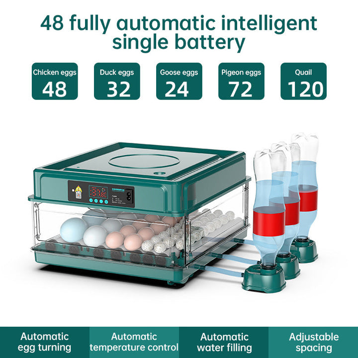 Egg Incubator 9-48 Egg Automatic Turning & Filling