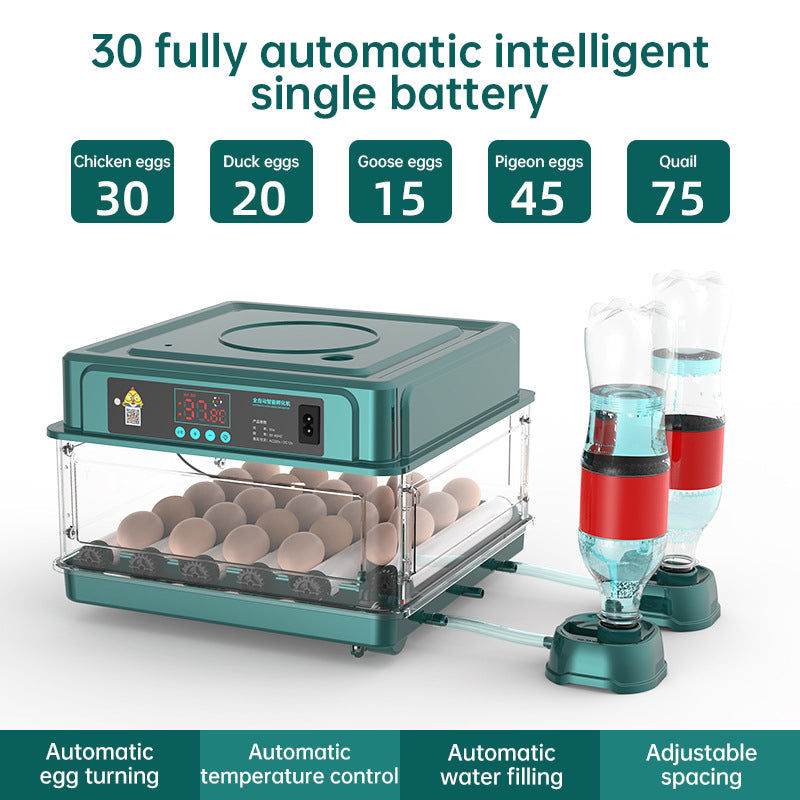 Egg Incubator 9-48 Egg Automatic Turning & Filling