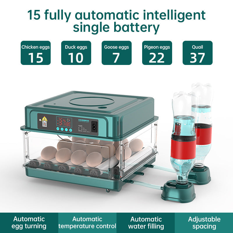 Egg Incubator 9-48 Egg Automatic Turning & Filling
