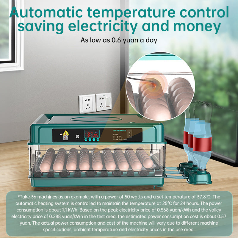 Egg Incubator 9-48 Egg Automatic Turning & Filling
