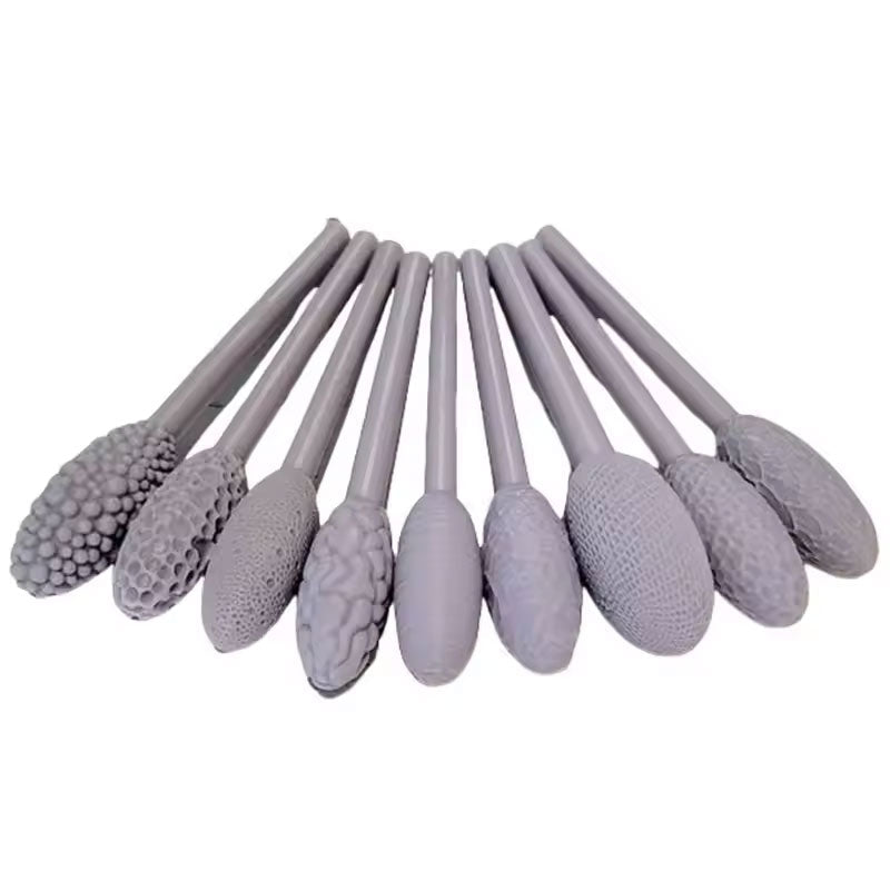 9-Piece Clay Texture Rollers Set for Embossed Patterns