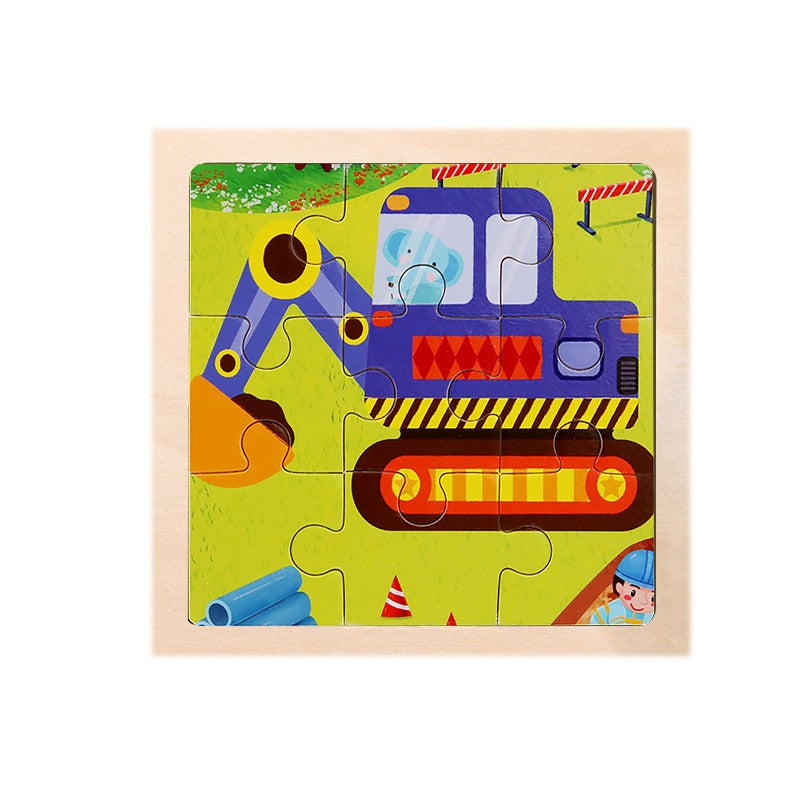 Wooden Puzzle Toys for Early Learning & Fine-Motor Fun