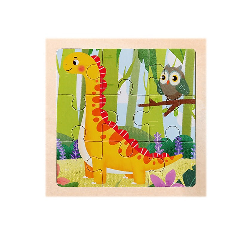 Wooden Puzzle Toys for Early Learning & Fine-Motor Fun