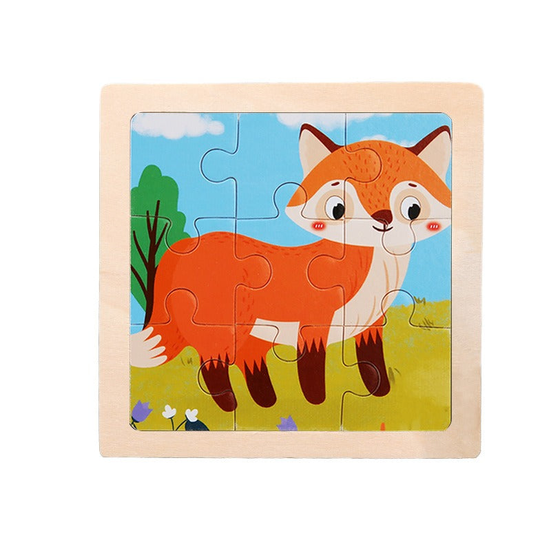 Wooden Puzzle Toys for Early Learning & Fine-Motor Fun