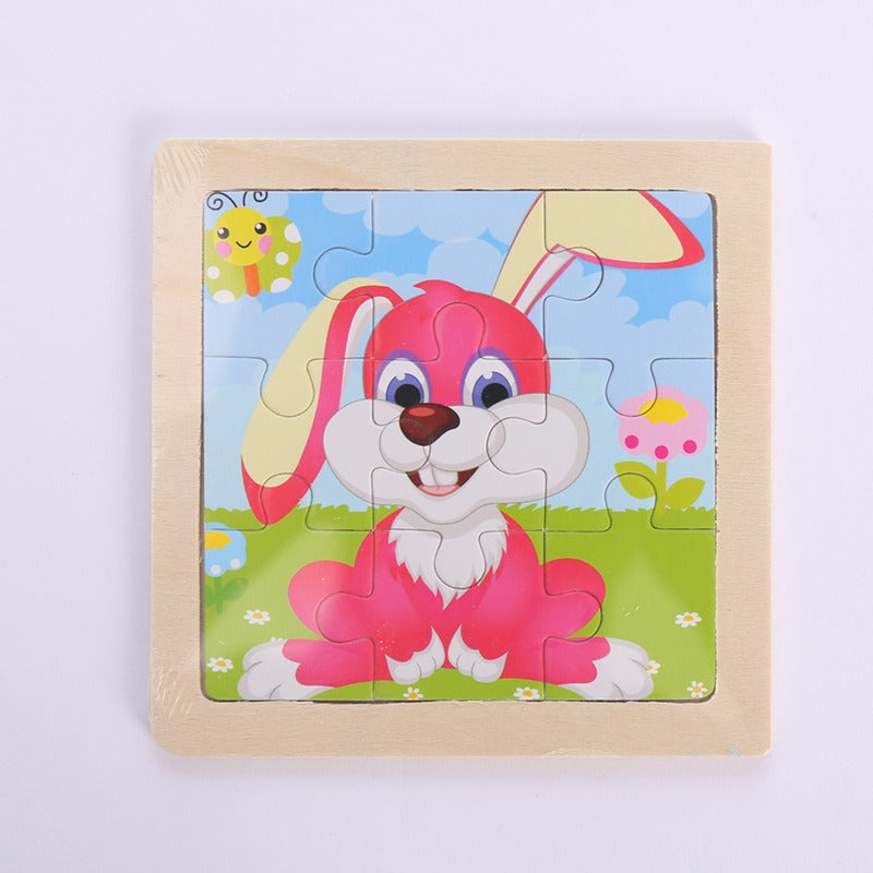 Wooden Puzzle Toys for Early Learning & Fine-Motor Fun