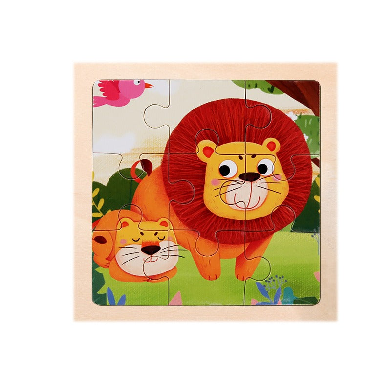 Wooden Puzzle Toys for Early Learning & Fine-Motor Fun