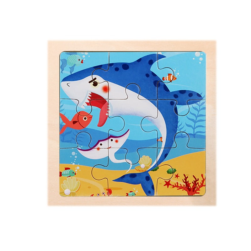 Wooden Puzzle Toys for Early Learning & Fine-Motor Fun