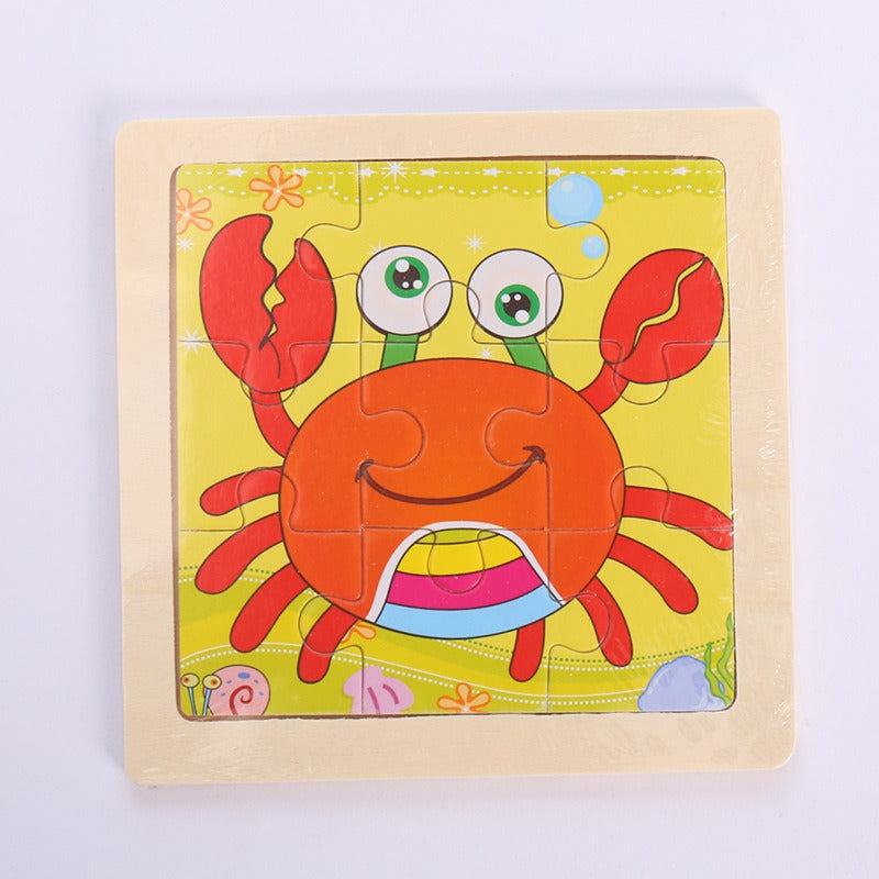 Wooden Puzzle Toys for Early Learning & Fine-Motor Fun