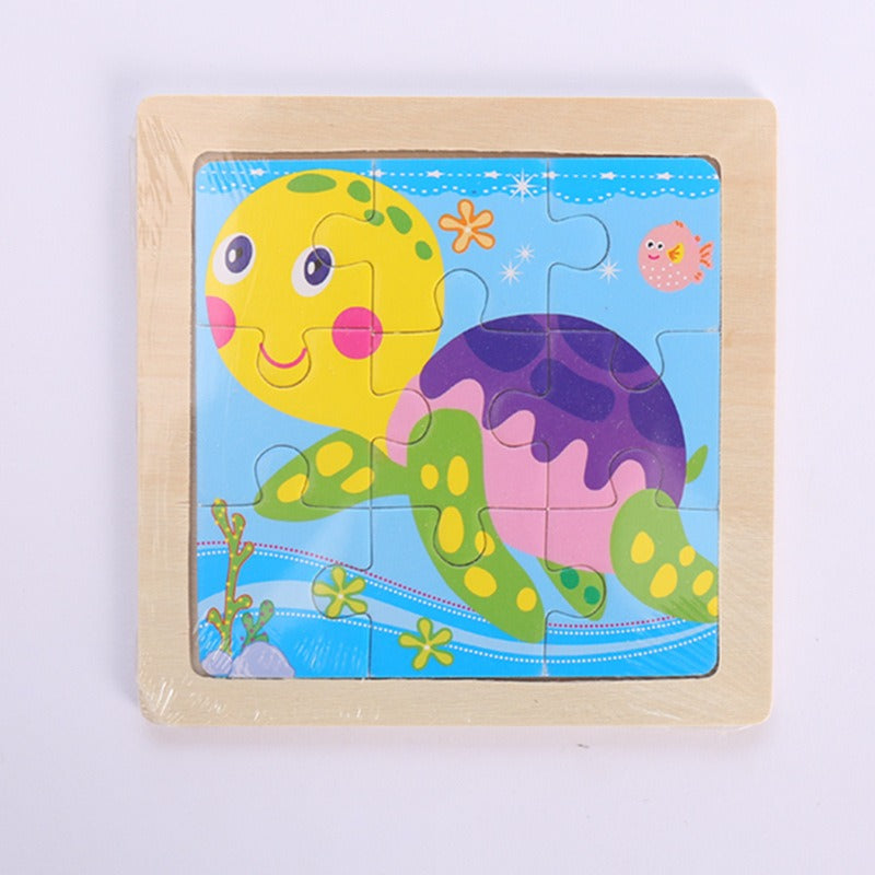 Wooden Puzzle Toys for Early Learning & Fine-Motor Fun