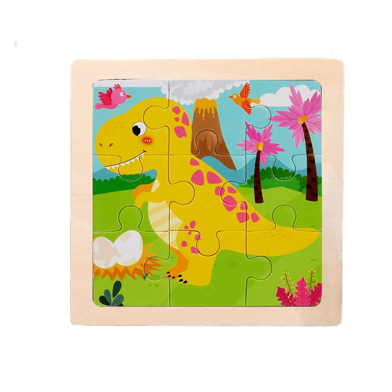Wooden Puzzle Toys for Early Learning & Fine-Motor Fun