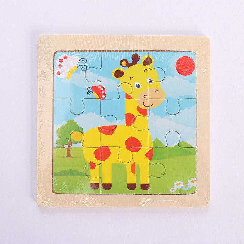Wooden Puzzle Toys for Early Learning & Fine-Motor Fun