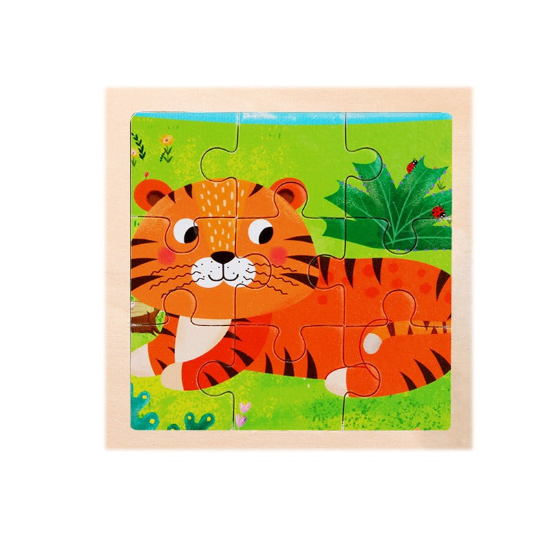 Wooden Puzzle Toys for Early Learning & Fine-Motor Fun