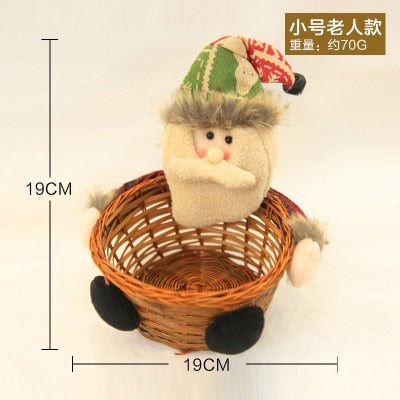 Christmas Candy Storage Basket & Festive Table Decor