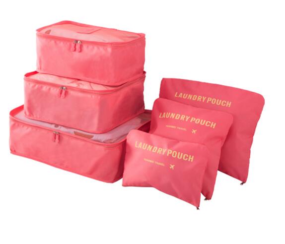 Waterproof Packing Cubes Set with Double Zipper for Travel