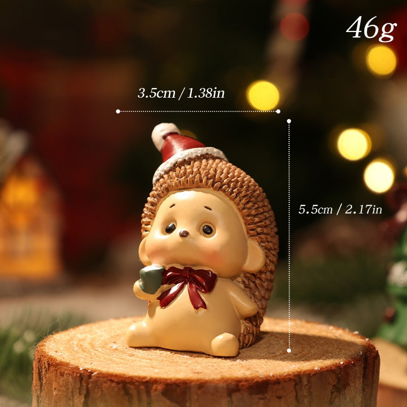 Christmas Reindeer Figurine for Festive Tabletop Decor