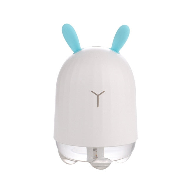 Rabbit Mini Humidifier USB Desk Diffuser with Night Light