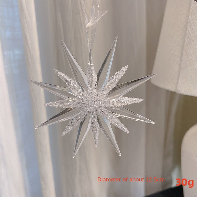 Christmas Snowflake Ornaments for Elegant Tree Sparkle