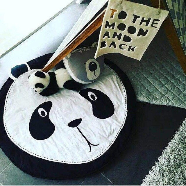 90cm Round Baby Play Mat for Comfortable Tummy Time
