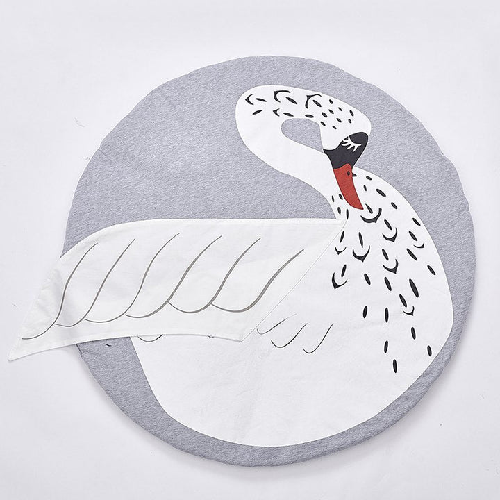 90cm Round Baby Play Mat for Comfortable Tummy Time