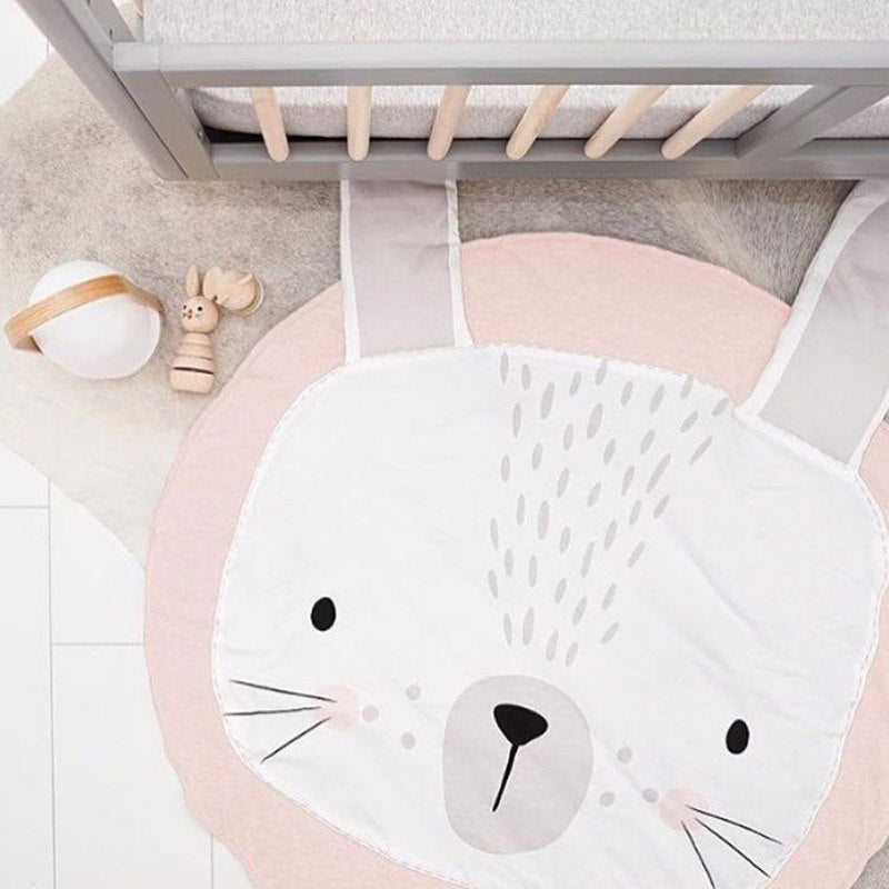90cm Round Baby Play Mat for Comfortable Tummy Time