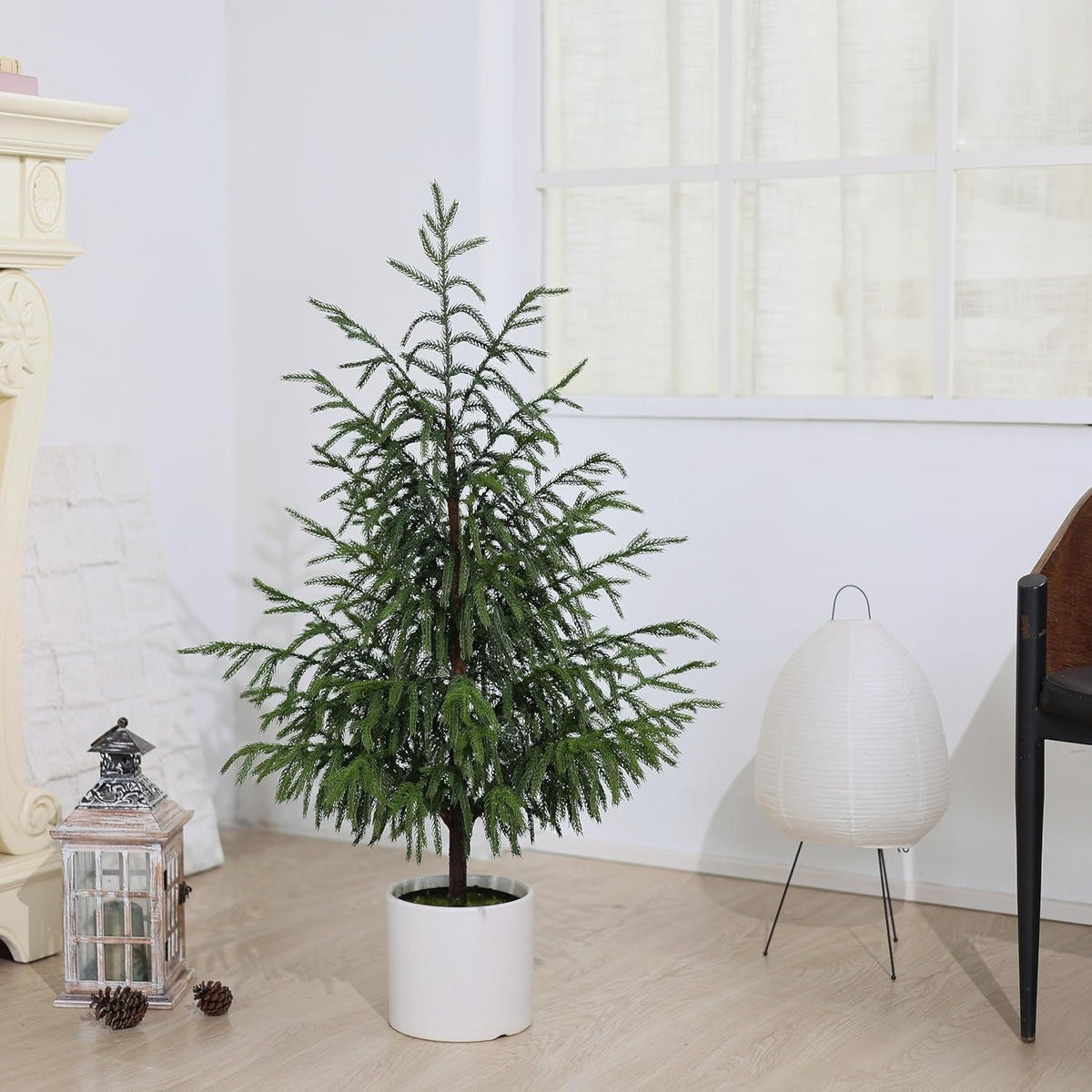90cm Norfolk Pine Christmas Tree | Low-Maintenance Decor