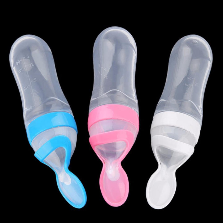 90ml Baby Feeding Spoon Bottle for Mess-Free Meals
